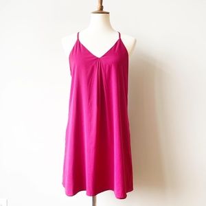 Alice and Olivia magenta spaghetti strap dress S